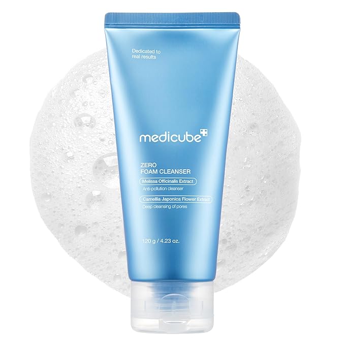 medicube Zero Foam Cleanser for Sensitive Skin - Sebum Control, Moisture Balance, and Pore Minimization | Korean Skincare