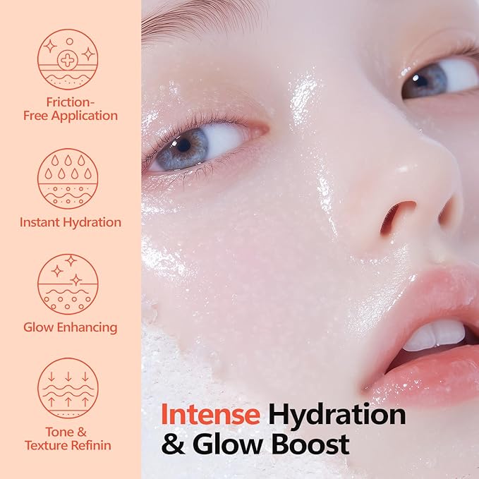 Rice Glow Bubble Toner 5.07 fl oz - Milky Toner for Sensitive and Dry Skin, with Niacinamide and Rice Extract for Deep Hydration, Glowing Skin, Korean Skincare