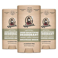 Dr. Squatch Natural Deodorant for Men - Odor-Squatching Aluminum Free - Birchwood Breeze (2.65 oz, 3-Pack)