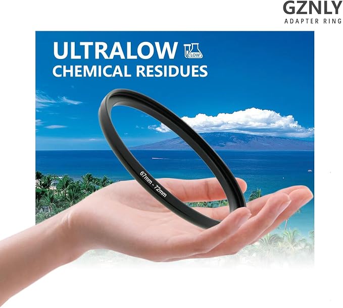 82mm to 86mm Step-up Adapter Rings Filter Adapter Black Metal Step Down Filter - Image 2