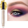 Gold Eyeshadow Stick Makeup, Long-Lasting Waterproof Eye Shadow Pencil, Hypoallergenic Smudge-Proof Glitter Primer Palette Shimmer Eyeliner, Easy to Blend Eye Make Up