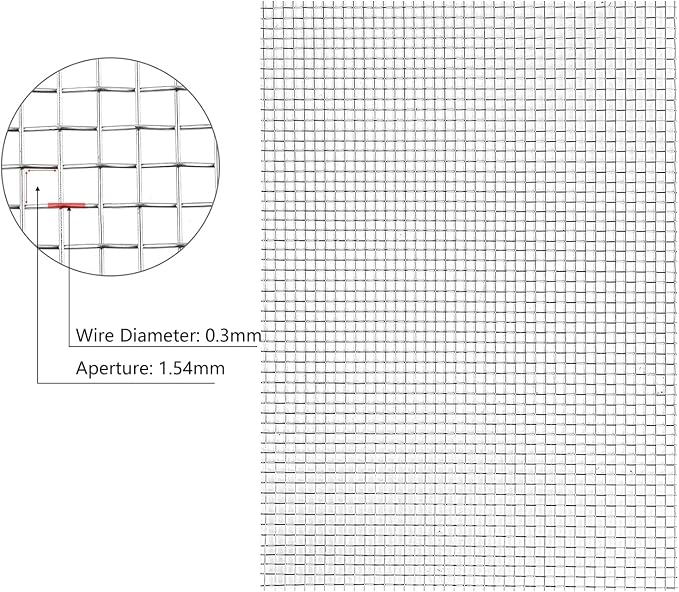 Stainless Steel Woven Wire Mesh Stainless Steel Woven Wire Mesh 14 Rodent - Image 2