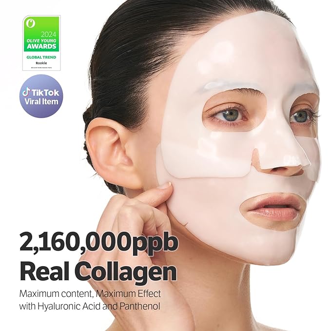 SUNGBOON EDITOR Deep Collagen Hyalu-B5 Overnight Mask |Hydrating Mask for Wrinkle Care&Barrier Repair |2,160,000PPB Collagen+Hyaluronic Acid+Panthenol |Stocking Stuffers for Women |Korean Skincare,4ea