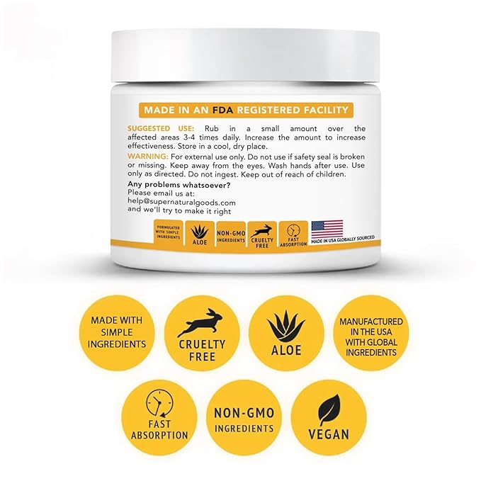 Super Natural Goods Manuka Honey Cream (16oz) – Hydrating Lotion for All Skin Types Suitable for Kids and Adults | Moisturizing Body Cream with Real Manuka Honey Aloe Vera Juice and Cocoa Butter