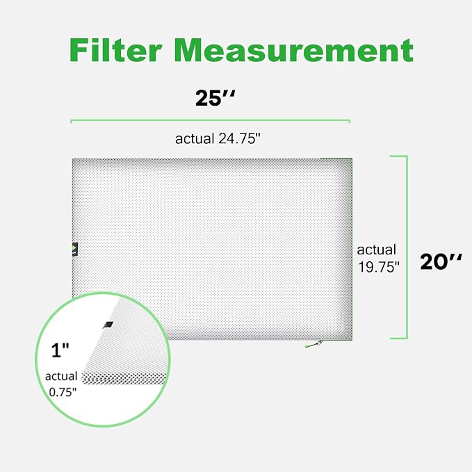 Reair 20x25x1 Air filter, Washable and Reusable Air Filter 20x25x1 - Image 6