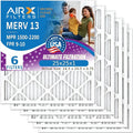 AIRX FILTERS WICKED CLEAN AIR. 25x25x1 Air Filter MERV 13 Electrostatic Pleated by AIRXFILTERSWICKEDCLEANAIR