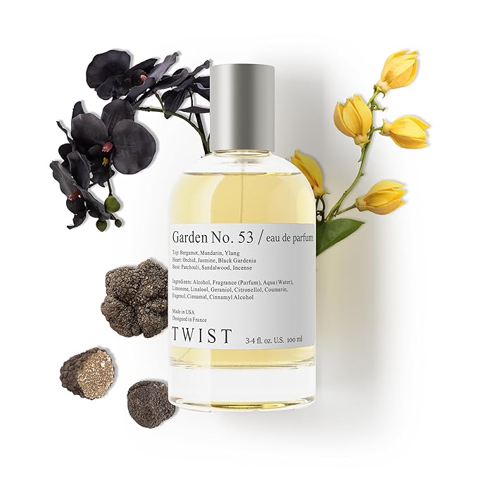 Twist - Garden No. 53 - Eau De Parfum Inspired by T. Ford's Black Orchid, Long-Lasting Perfume For Women, Paraben Free, Vegan, Clean Ingredients, Fragrance - Spray 100 ml | 3.4 fl. oz.
