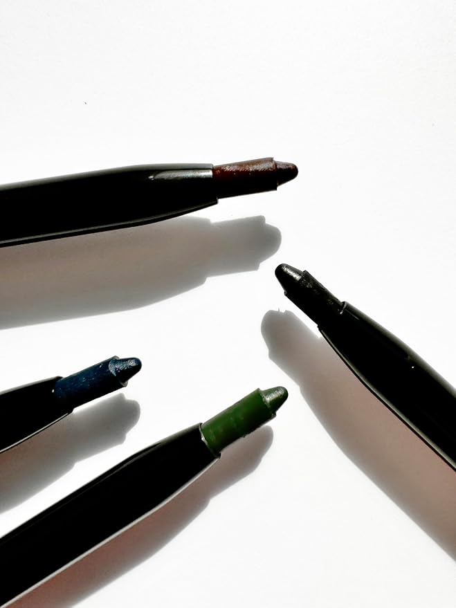 Sandstone Scandinavia Waterproof Eyeliner Pencil - Vegan Hypoallergenic for Sensitive Eyes - Smudge Proof - Fragrance Free - Smooth (Blue)