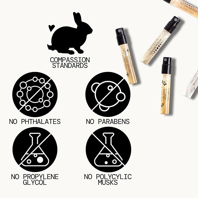 Pacifica Beauty, Take Me There Spray Perfume Trial Set, 5 Scents, Fragrance Sampler Gift Set, Natural & Essential Oils, Clean, Vegan & Cruelty Free