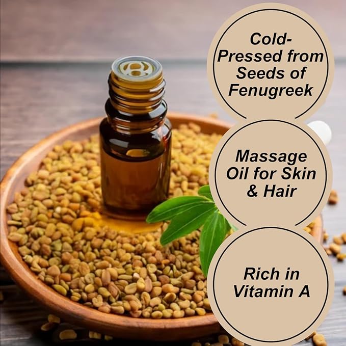 Naturevibe Botanicals Fenugreek Oil 32 Ounces | 100% Pure and Natural | Great for Skin Care and Hair Care