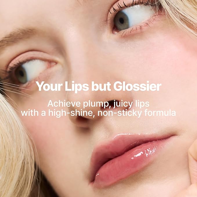 fwee 3D Voluming Gloss 30% (Sheer) | Candy 30% l High Shine, Non-Sticky Lip Gloss for Makeup | Long-Lasting, Moisturizing Gel Formula | 30%, 70% Pigment Options | 5.3g