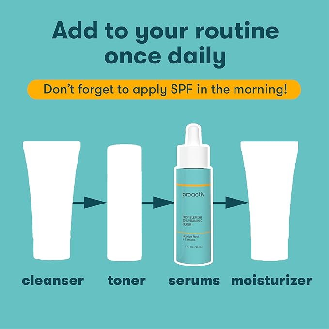 Proactiv Post Blemish 10% Vitamin C Serum - Targets Dark Spots & Uneven Skin Tone. Formulated for Acne-Prone Skin