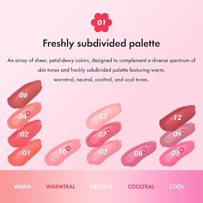 Amuse SEOUL Daisy Flower Dew Tint 09 MAUVE GRAPE | 35% High-moisture Water Tint, Long-lasting, Vitamin E Acetate, Moisturizing, No Peel Off, Lip Treatment, Non Sticky, Korean Lip Tint for Dry Lips