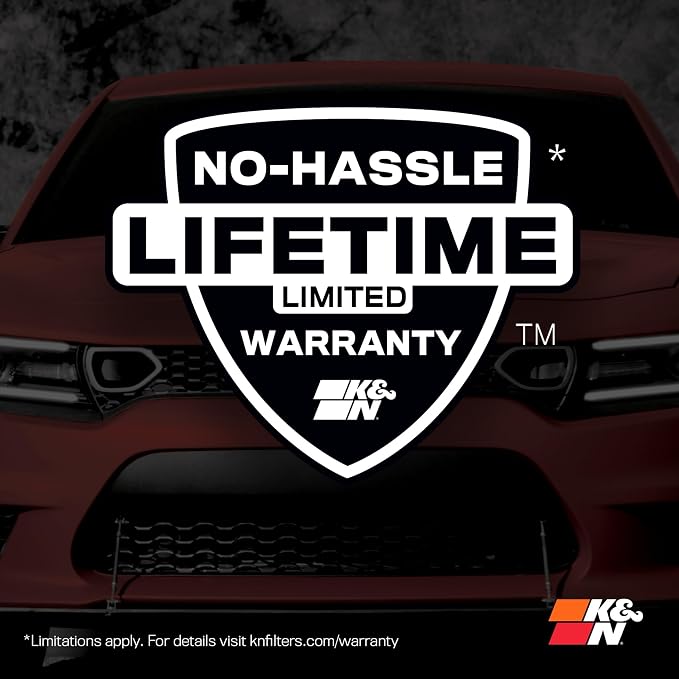 K&N High-Flow Original Lifetime Engine Air Filter: Increase Power: Premium - Image 7