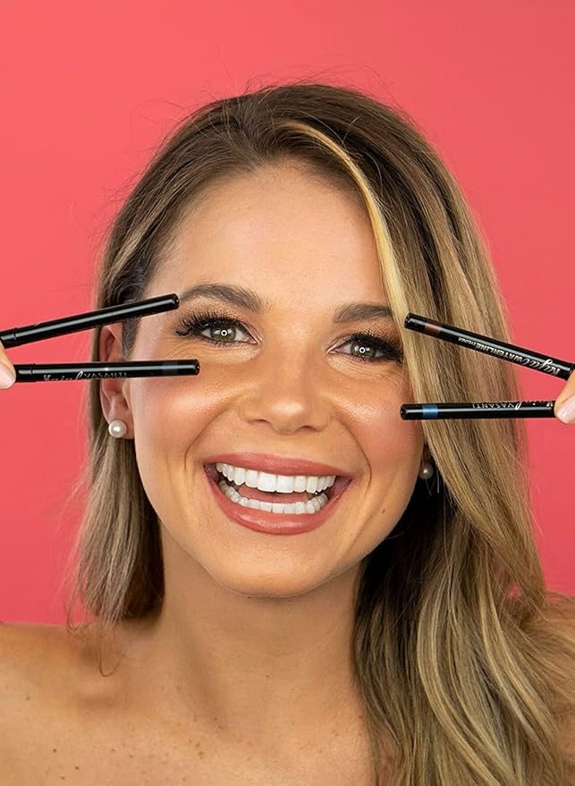 VASANTI Kajal Waterline Eyeliner Pencil - Long-lasting, Waterproof, Smudge-proof, Safe for Sensitive Eyes, Waterline Eye Liner - Opthalmologist Approved and Tested (Slate Grey)