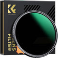 K&F CONCEPT 58mm Black Diffusion Mist 1/4 Effect & Variable ND2-400 ND Lens by KFCONCEPT
