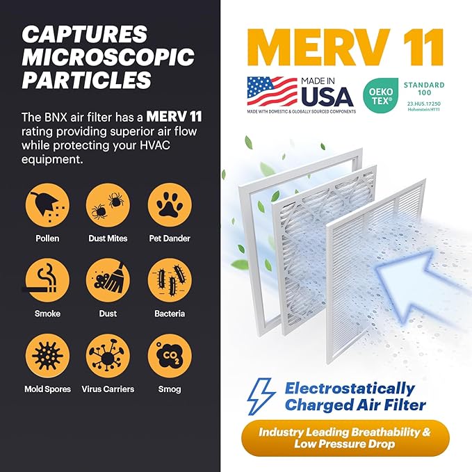 BNX TruFilter 20x23x1 Air Filter MERV 11 - Image 3