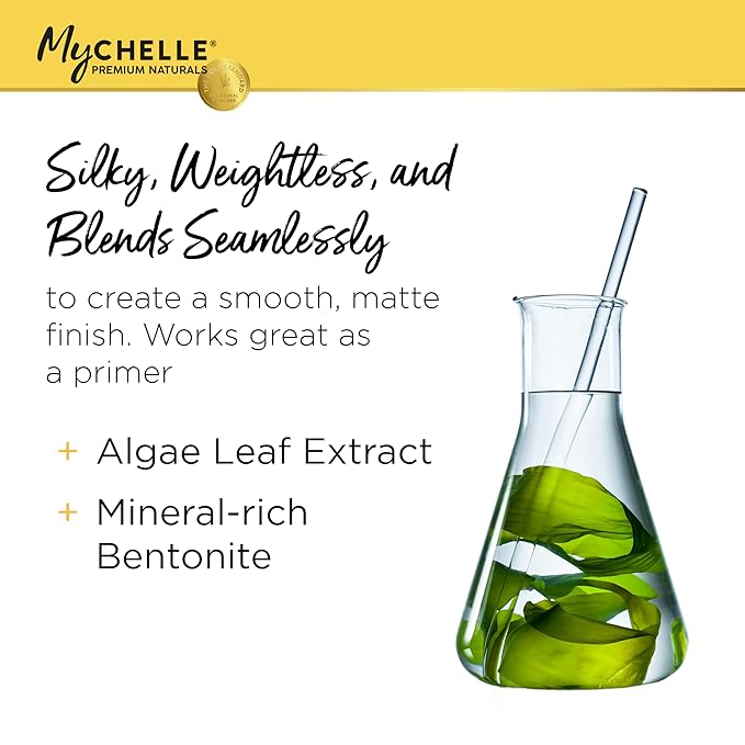 MyChelle Dermaceuticals Sun Shield Liquid Zinc SPF 30 Light/Medium - Tinted Sunscreen for All Skin With Oil-Absorbing Bentonite Clay - Use as Sheer Foundation or Makeup Primer for Matte Finish