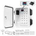 Outdoor Electrical Box with Key Lock, 12V Cooling Fan & Temperature Controller by Exqutoo