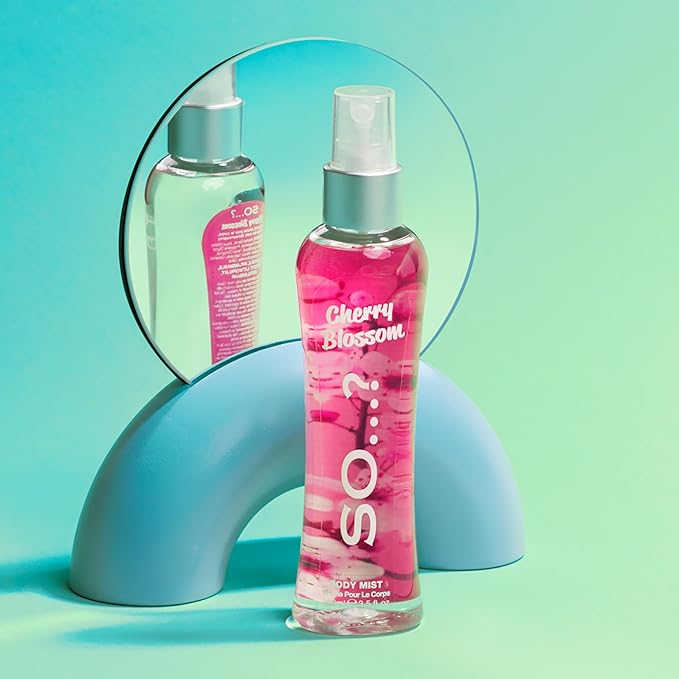 So...? Cherry Blossom Body Mist for Women - 3.5 oz Body Mist - Pack of 3