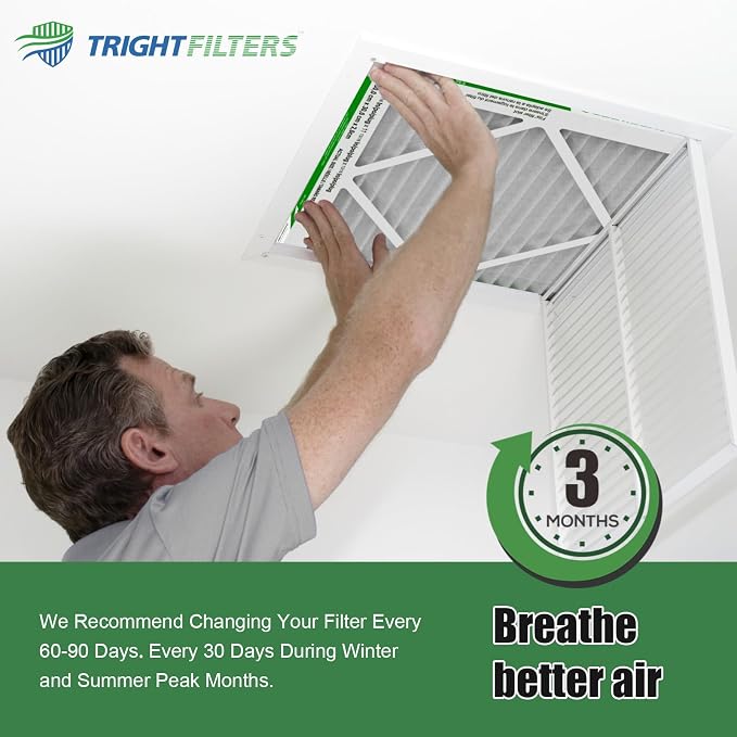 14x24x1 Air Filter 4 Pack, MERV 8 Pleated Dust Defense Air Filters Replacement - Image 6