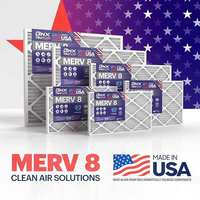 BNX TruFilter 20x25x1 Air Filter MERV 8 - Image 7