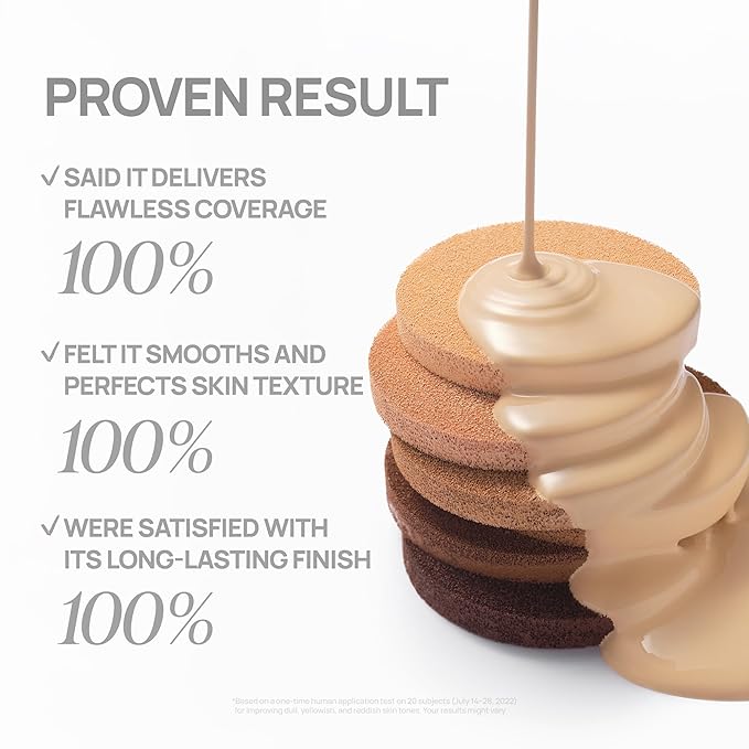 BANILA CO Covericious Ultimate Cover Cushion | Up to 100HR Long-Wear Foundation | 20 Shades for All Skin Tones | Matte & Lightweight Finish | Korean Cushion Foundation (14g / 0.49 oz), 21C ROSE