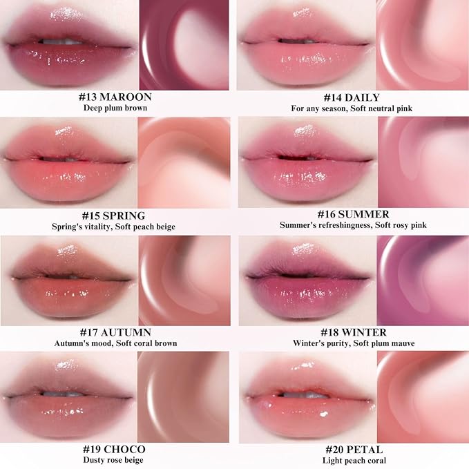 BBIA Glow Tint – Lip Plumping Volumizing Glossy & Glowy Lip Stain Naturally Moisturizing Comfortable Texture Lightweight Long-Lasting Vivid Color Non-Sticky Korean Makeup (21 BLOOM, Pack of 1)
