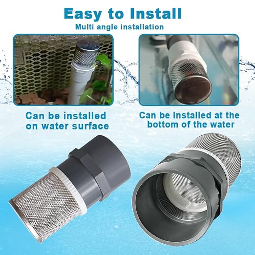 DN20 inch Stainless Steel Filter Cover Connected to 3/4" DN20 Grey PVC Water - Image 6