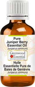 Greenwood Essential Pure Juniper Berry Essential Oil (Juniperus communis) Steam Distilled 30ml (1.01 oz)
