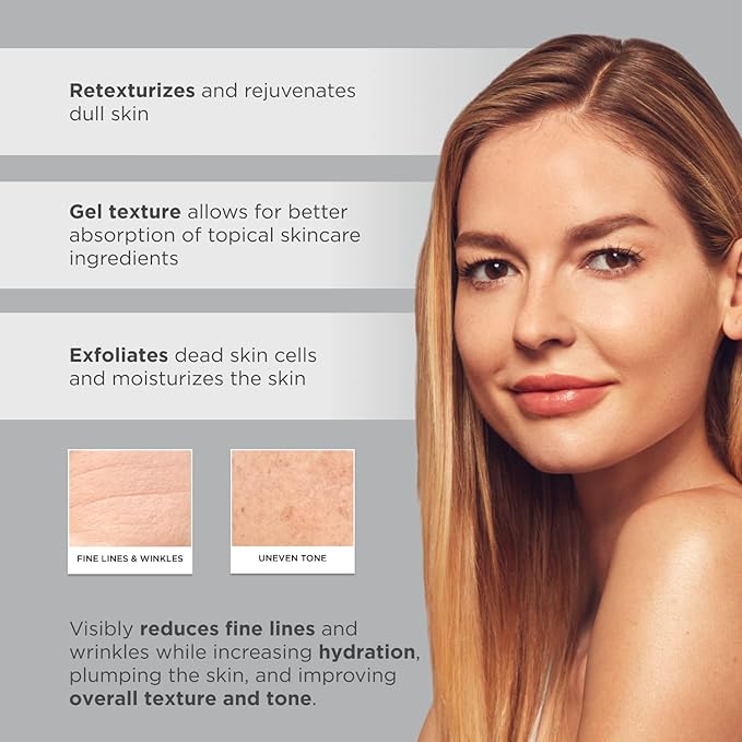 Glytone Rejuvenating Mini Peel Gel | Face Exfoliator with 10.8% FAV Glycolic Acid | Peeling Gel for Face Retexturizes and Reduces Fine Lines & Wrinkles | Dead Skin Remover Chemical Peel | 2 fl oz.