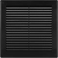 Vent Systems 6" x 6" Black Plastic Soffit Vent Cover by VentSystems