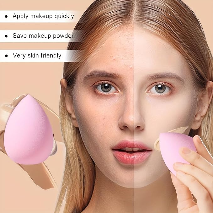 46Pcs Pink Makeup Brushes Set Professional Makeup Kit Multi-functional Makeup Tool Set with Facial Makeup Accessories, Foundation Makeup Brush Kit Eye and Face Make up Brushes & Tools