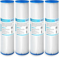 Membrane Solutions 5 Micron Pleated Polyester Sediment Water Filter 10"x2.5" by MembraneSolutions