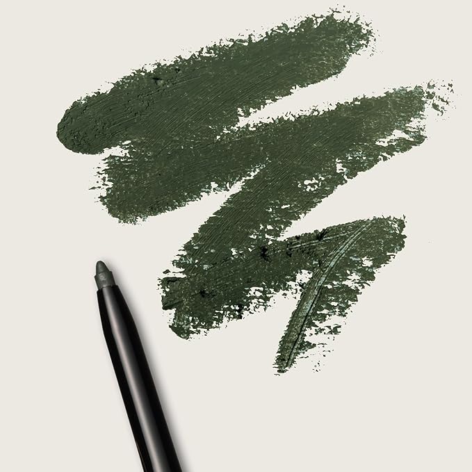 Sandstone Scandinavia Waterproof Eyeliner Pencil - Vegan Hypoallergenic for Sensitive Eyes - Smudge Proof Gel-Eyeliner - Hypoallergenic Makeup (Green)