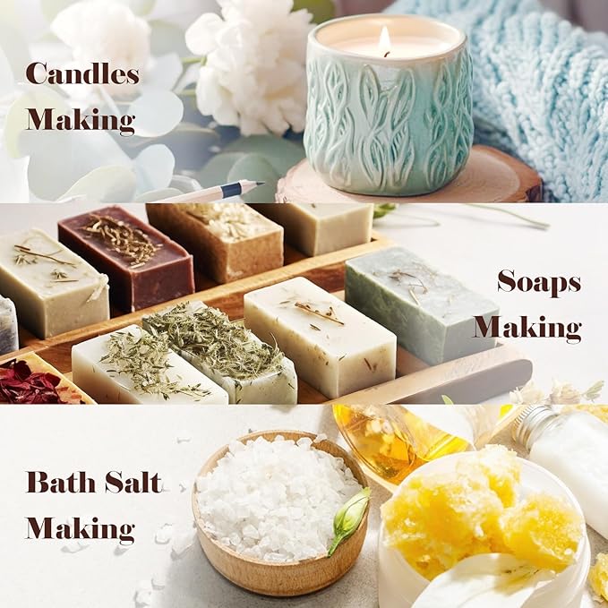 AmaKane Home Fragrance Oils, Diffuser Oils Scents for Home, Candle Making Scents, Fragrance Oil for Soap Making, Fresh White Tea, Cocoa Orchid, Peach Serenade and More Essential Oils, 6x10 ml