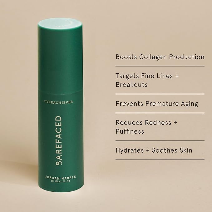 Barefaced Core Four (Retinoid Alternative) - Toning Pads II, Liquid Gold, Overachiever, Tinted SPF