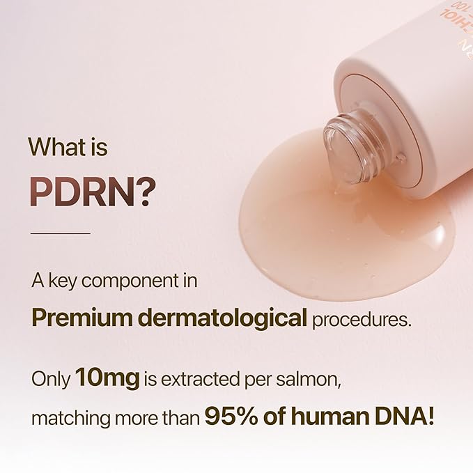 PDRN Ampoule CUSKIN Korean Skin Care with Salmon DNA, Plant Based Bakuchiol, Moisturizing Bifida, and Collagen, Korean Skin Care PDRN Serum Ampoule, 35 ml (1.01 fl. oz.)