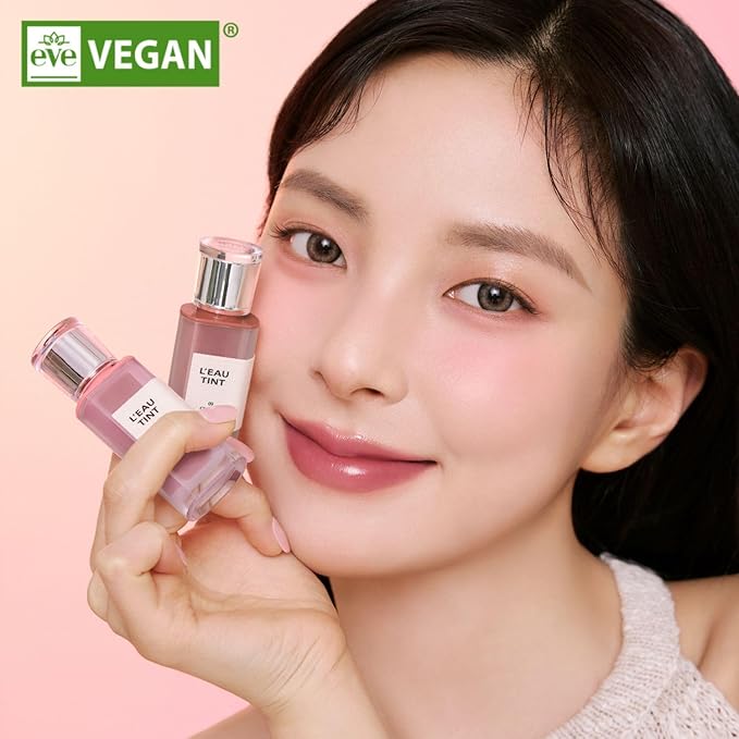 BBIA L’EAU Tint – Glossy & Glow Lip Stain, Watery Lip Tint, Non-Sticky, High Shine Finish, Long-lasting, Moisturizing, Lightweight, Natural, Daily Use, Vegan, Korean Lip Makeup (08 SWEET L'EAU)