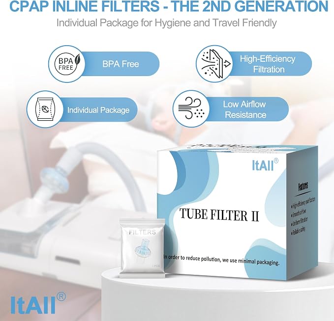 6PCs CPAP Filters for CPAP & BiPAP, Improved Filtration Efficency Providing - Image 5