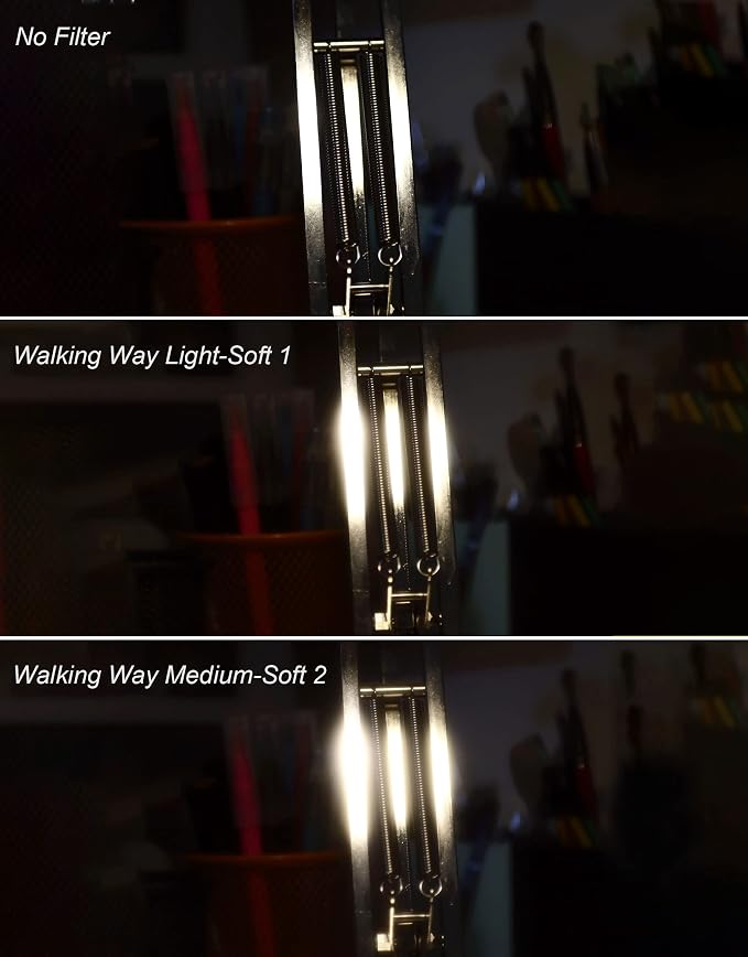 Walking Way 40.5MM Soft Focus Filter White Pro Mist Diffusion Filter Dreamy Fog - Image 6