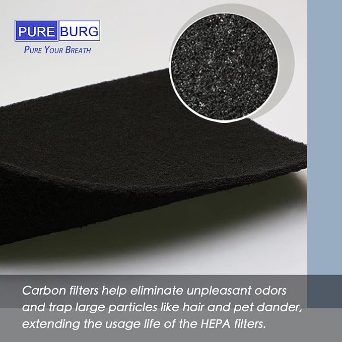 PUREBURG 990051000 Replacement True HEPA Filter Set Compatible - Image 6