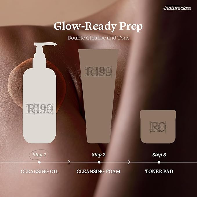 R199 Rice Cleansing Oil- Fast Emulsification, Pore-Cleansing, Blackhead Removal without Clogging Pores, Makeup Dissolving, and Hydrating Formula, Korean Skincare 6.76 Fl Oz
