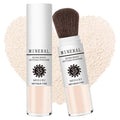 Sunscreen Setting Powder SPF 35, Mineral Brush Powder for Face & Scalp, Oil Control Natural Matte Finish Loose Powder Translucent Lasting Lightweight Breathable for All Skin (#01 Translucent)