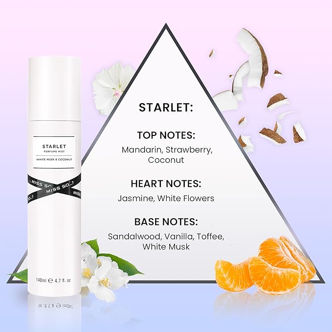 So...? Starlet Perfume Mist for Women - 4.7 oz Mist - Pack of 2