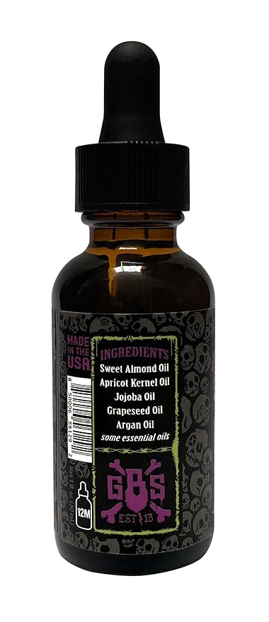 Grave Before Shave Voodoo Blend beard oil 1 oz. Bottle with Dropper top Dispenser