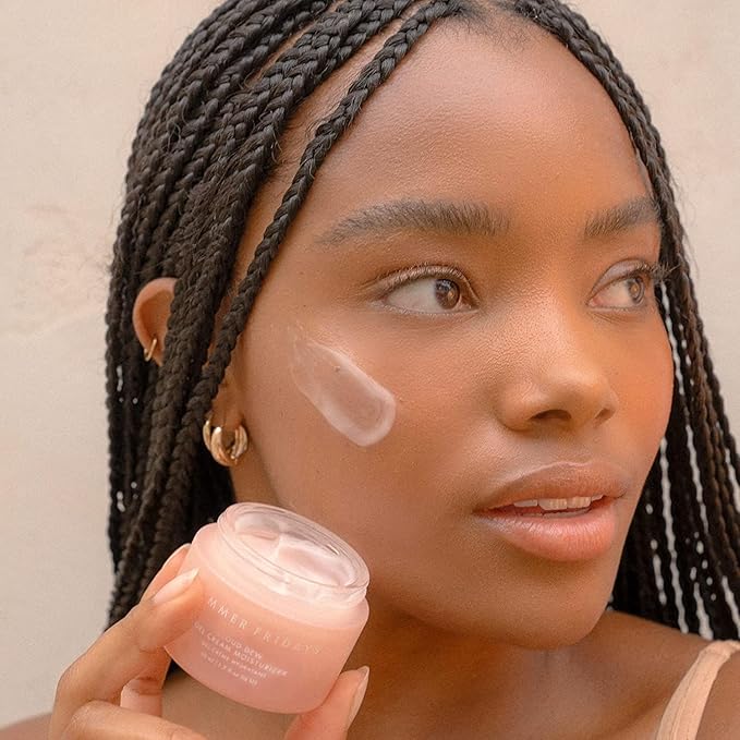 Summer Fridays Cloud Dew Gel Cream Moisturizer - Lightweight Face Moisturizer with Hyaluronic Acid + Ceramides for Skin Plumping Hydration and Glowing Skin (1.7 Fl Oz)
