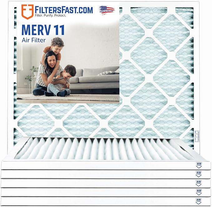 Filters Fast 18x22x1 Air Filter MERV 11, Made in the USA, Actual Size: by FiltersFast