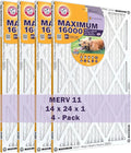 Arm & Hammer Max Allergen & Odor Reduction 14x24x1 Air and Furnace Filter by ARMHAMMER