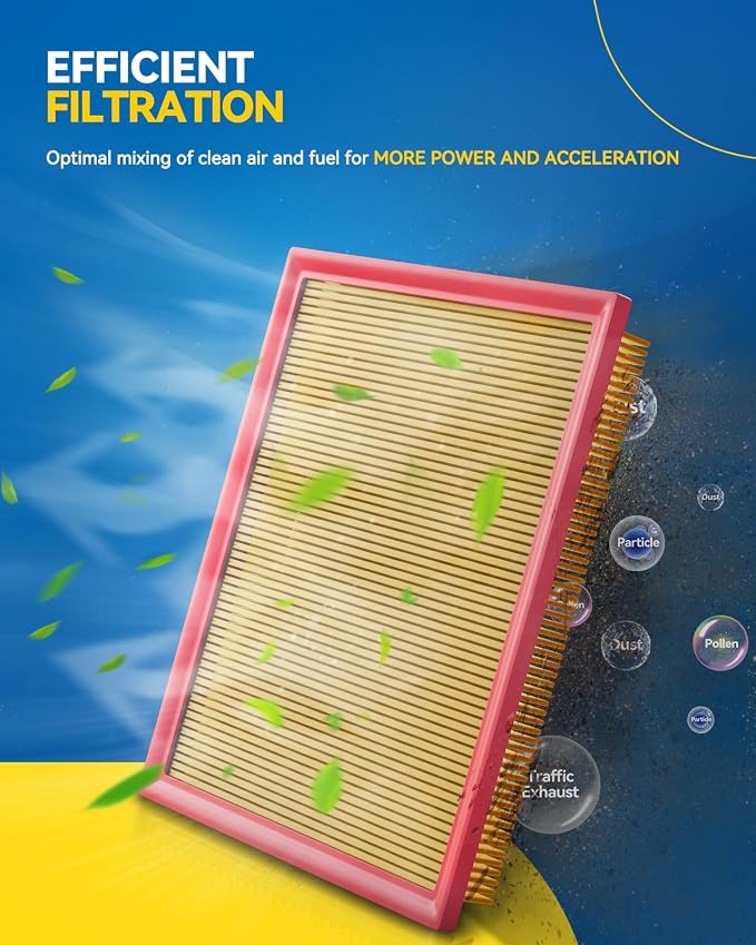 PHILTOP Engine Air Filter CA12373 Replacement - Image 4